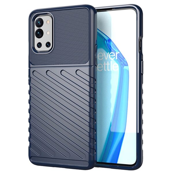 Θήκη OnePlus 9R 5G Mad Mask Thunder Series Πλάτη από ενισχυμένο TPU μπλε