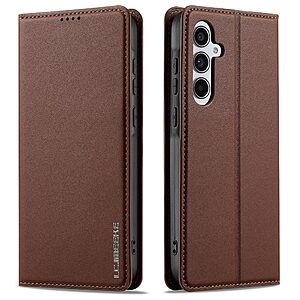 Θήκη Samsung Galaxy S24 FE 5G LC.IMEEKE PU Leather Series V2 με βάση στήριξης