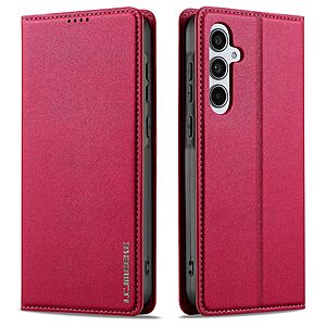 Θήκη Samsung Galaxy S24 FE 5G LC.IMEEKE PU Leather Series V2 με βάση στήριξης