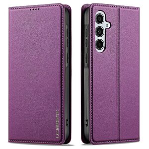 Θήκη Samsung Galaxy S24 FE 5G LC.IMEEKE PU Leather Series V2 με βάση στήριξης