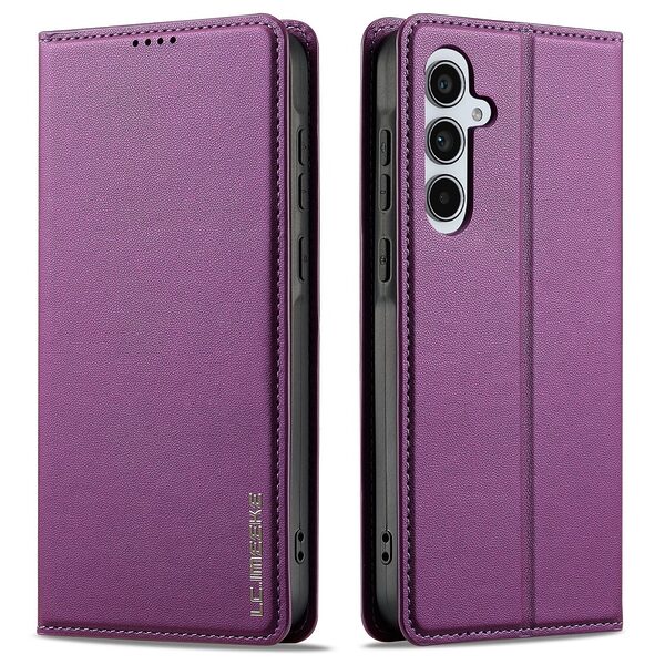 Θήκη Samsung Galaxy S24 FE 5G LC.IMEEKE PU Leather Series V2 με βάση στήριξης