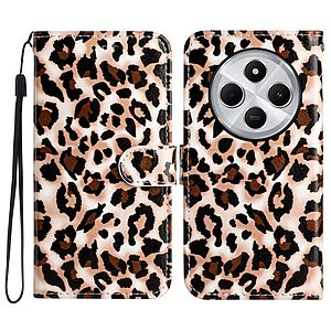 Θήκη Xiaomi Redmi 14C OEM σχέδιο Leopard Print με βάση στήριξης