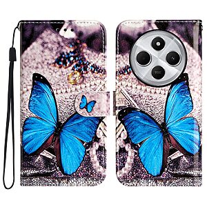 Θήκη Xiaomi Redmi 14C OEM Big Blue Butterfly με βάση στήριξης