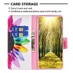 Θήκη Samsung Galaxy A16 4G / A16 5G OEM Colorful Petals με βάση στήριξης, υποδοχές καρτών και μαγνητικό κούμπωμα Flip Wallet από συνθετικό δέρμα και TPU - Image 3