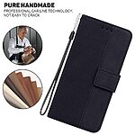 Θήκη Samsung Galaxy A16 4G / A16 5G Mad Mask Leather Wallet Case Geometry Style με βάση στήριξης, υποδοχές καρτών και μαγνητικό κούμπωμα Flip Wallet από συνθετικό δέρμα μαύρο - Image 5