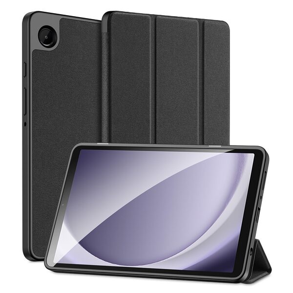 Θήκη Tablet Samsung Galaxy Tab A9 8.7" DUX DUCIS Domo Series Tri-Fold με ειδική θέση για πενάκι και ενισχυμένη εσωτερική πλάτη μαύρο