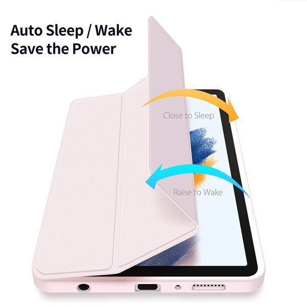 thiki tablet samsung galaxy tab a9 8 7 inch dux ducis tpu roz anoixto 38101 4