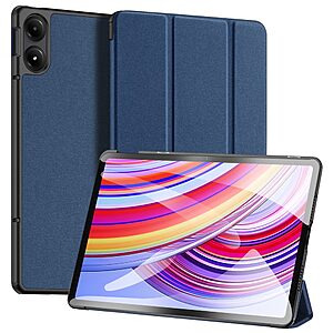 Θήκη Tablet Xiaomi Redmi Pad Pro 12.1" / Pro 5G 12.1" DUX DUCIS Domo Series Tri-Fold με ειδική θέση για πενάκι και ενισχυμένη εσωτερική πλάτη μπλε