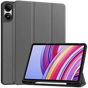 Θήκη Tablet Xiaomi Redmi Pad Pro 12.1" / Pro 5G 12.1" Mad Mask Tri-Fold με ειδική θέση για πενάκι και ενισχυμένη πλάτη γκρι