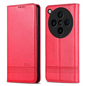 Θήκη Oppo Find X8 Pro 5G AZNS Litchi Retro V4 Texture Leather με βάση στήριξης