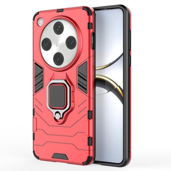 Θήκη Oppo Find X8 Pro 5G Mad Mask Πλάτη Thin Armor με Μαγνητικό δαχτυλίδι και Βάση στήριξης TPU κόκκινο