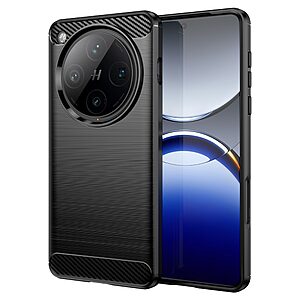 Θήκη Oppo Find X8 Pro 5G Mad Mask Brushed TPU Carbon Πλάτη μαύρο