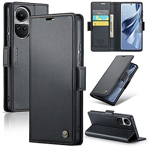 Θήκη Oppo Reno10 5G / Reno10 Pro 5G CASEME 023 Series Πορτοφόλι με βάση στήριξης