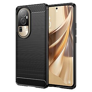 Θήκη Oppo Reno10 5G / Reno10 Pro 5G Mad Mask Brushed TPU Carbon Πλάτη μαύρο