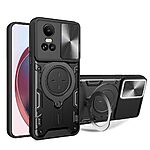 Θήκη Oppo Reno10 5G / Reno10 Pro 5G Mad Mask Πλάτη Kickstand Protection με Μαγνητικό δαχτυλίδι και Βάση στήριξης TPU μαύρο