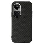 Θήκη Oppo Reno10 5G / Reno10 Pro 5G OEM σχέδιο Carbon Fiber Πλάτη TPU μαύρο