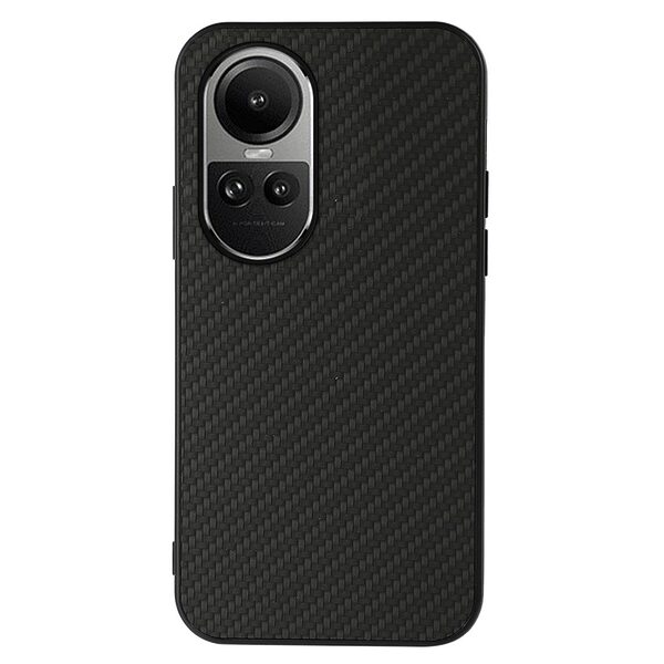 Θήκη Oppo Reno10 5G / Reno10 Pro 5G OEM σχέδιο Carbon Fiber Πλάτη TPU μαύρο