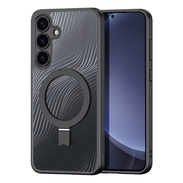 Θήκη Samsung Galaxy S25 Plus 5G / S24 Plus 5G DUX DUCIS Aimo Kickstand Series συμβατό με MagSafe φορτιστή - Ανθεκτική στις Πτώσεις μαύρο