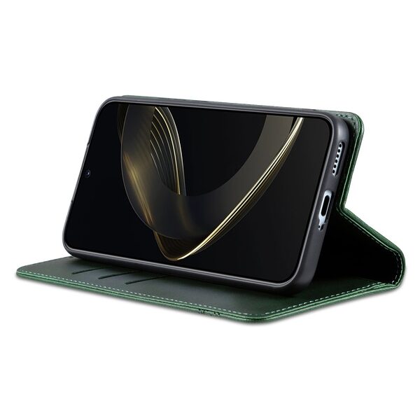thiki xiaomi poco x7 pro 5g azns dermatini prasino 38616 3