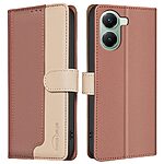 Θήκη Xiaomi Poco X7 Pro 5G BINFEN COLOR Leather Wallet Double Stitching Lines series 13 με βάση στήριξης