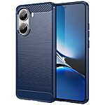 Θήκη Xiaomi Poco X7 Pro 5G Mad Mask Brushed TPU Carbon Πλάτη μπλε σκούρο