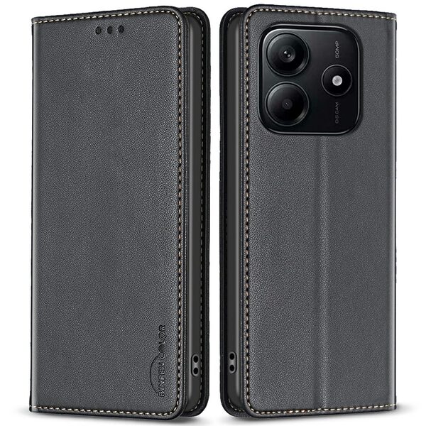 Θήκη Xiaomi Redmi Note 14 4G BINFEN COLOR Leather Wallet series 9 με βάση στήριξης