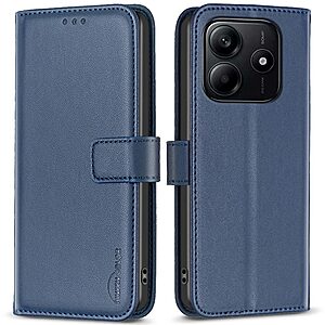 Θήκη Xiaomi Redmi Note 14 4G BINFEN COLOR Leather Wallet series 12 με βάση στήριξης