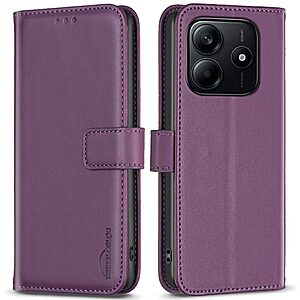 Θήκη Xiaomi Redmi Note 14 4G BINFEN COLOR Leather Wallet series 12 με βάση στήριξης