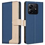 Θήκη Xiaomi Redmi Note 14 5G BINFEN COLOR Leather Wallet Double Stitching Lines series 13 με βάση στήριξης