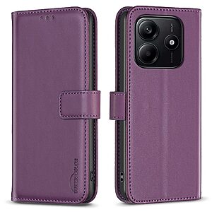 Θήκη Xiaomi Redmi Note 14 5G BINFEN COLOR Leather Wallet series 12 με βάση στήριξης