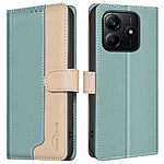 Θήκη Xiaomi Redmi Note 14 5G BINFEN COLOR Leather Wallet Double Stitching Lines series 13 με βάση στήριξης