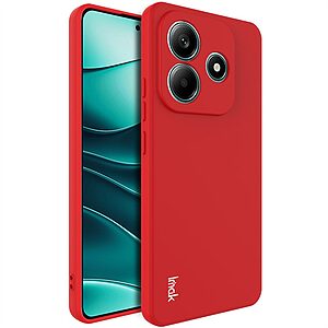 Θήκη Xiaomi Redmi Note 14 5G IMAK UC-4 Series Soft Ultra Slim TPU πλάτη κόκκινο