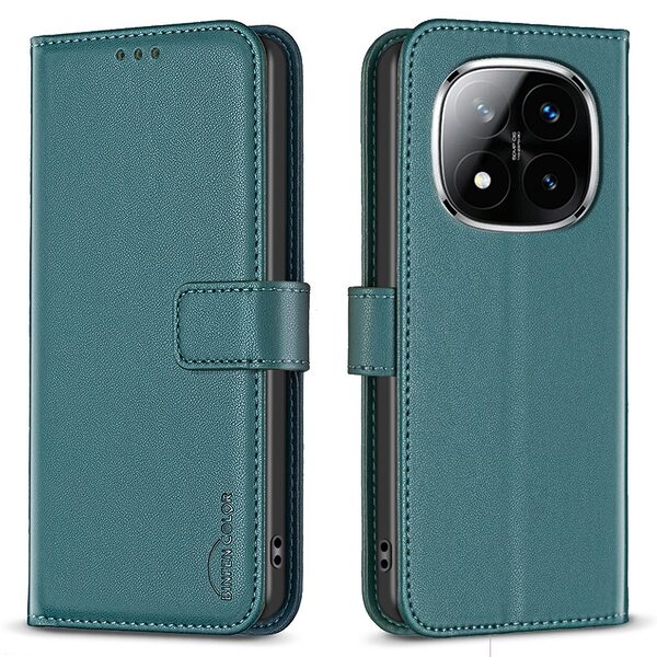 Θήκη Xiaomi Redmi Note 14 Pro 4G BINFEN COLOR Leather Wallet series 12 με βάση στήριξης