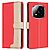 Θήκη Xiaomi Redmi Note 14 Pro 5G / Poco X7 5G BINFEN COLOR Leather Wallet Double Stitching Lines series 13 με βάση στήριξης