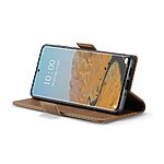 Θήκη Xiaomi Redmi Note 14 Pro 5G / Poco X7 5G CASEME 023 Series Πορτοφόλι με βάση στήριξης, υποδοχές καρτών και μαγνητικό κούμπωμα από συνθετικό δέρμα και TPU καφέ - Image 4
