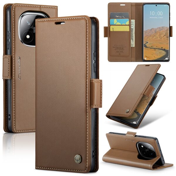 Θήκη Xiaomi Redmi Note 14 Pro 5G / Poco X7 5G CASEME 023 Series Πορτοφόλι με βάση στήριξης