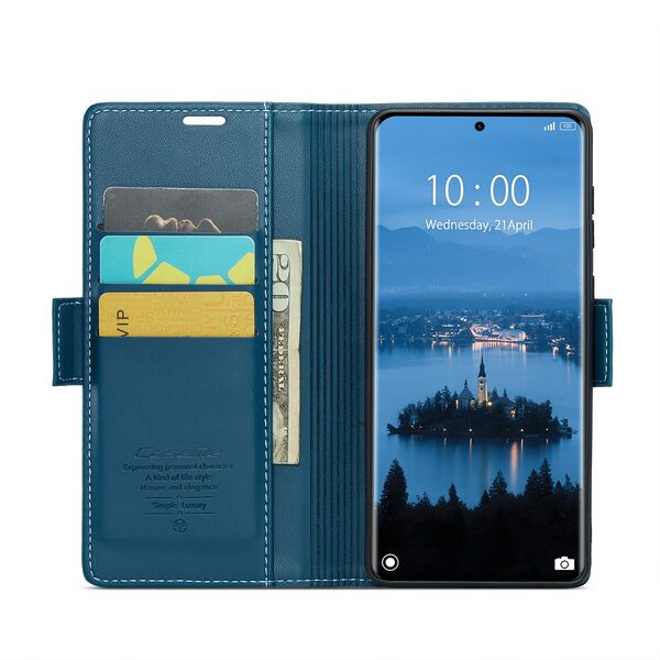 thiki xiaomi redmi note 14 pro 5g poco x7 5g caseme dermatini petrol 38383 3