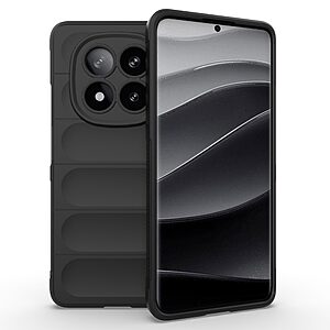 Θήκη Xiaomi Redmi Note 14 Pro Plus 5G Mad Mask Rugged Armor από σκληρό Premium TPU μαύρο