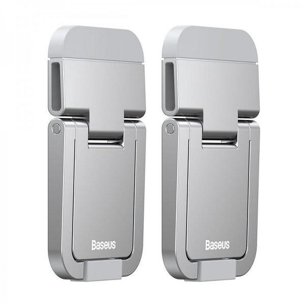 Baseus Slim Laptop Kickstand 2 pcs (Silver) (LUZC000012) (BASLUZC000012) - Image 1