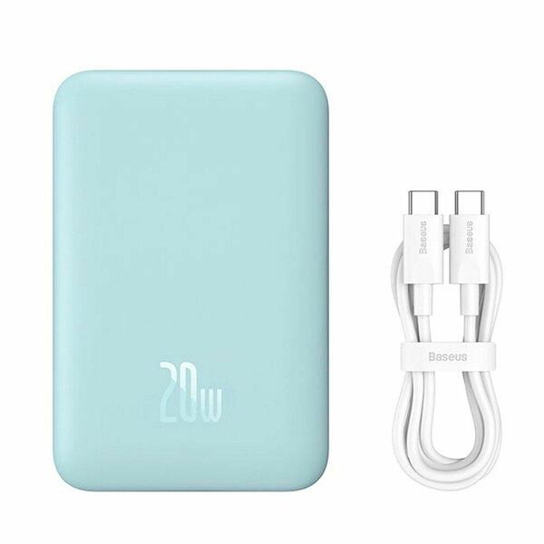 Baseus Magnetic Mini Air Powerbank 10000mAh 20W (blue) (P10059001313-00) (BASP10059001313-00) - Image 1