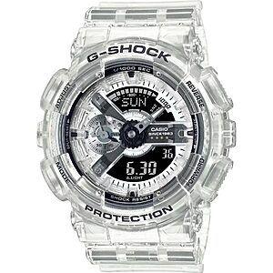 Casio Αναλογικό/Ψηφιακό Ρολόι Μπαταρίας με Λευκό Καουτσούκ Λουράκι (GA-114RX-7AER) (CASGA114RX7AER)