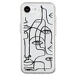 Θήκη iPhone 16e OEM σχέδιο Pattern Faces με πλάτη από Premium TPU