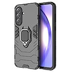 Θήκη Samsung Galaxy A36 Mad Mask Πλάτη Thin Armor με Μαγνητικό δαχτυλίδι και Βάση στήριξης TPU μαύρο