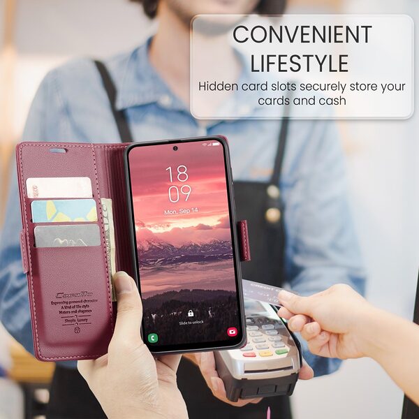 thiki samsung galaxy a56 caseme dermatini kokkino 38872 5
