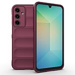 Θήκη Samsung Galaxy A56 Mad Mask Rugged Armor από σκληρό Premium TPU κόκκινο σκούρο