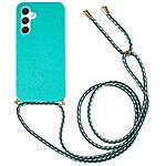 Θήκη Samsung Galaxy A56 OEM Soft Silicone Sockproof v2 πλάτη με κορδόνι από αντικραδασμικό TPU γαλάζιο
