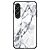 Θήκη Samsung Galaxy A56 OEM σχέδιο Marble με Πλάτη Tempered Glass TPU λευκό