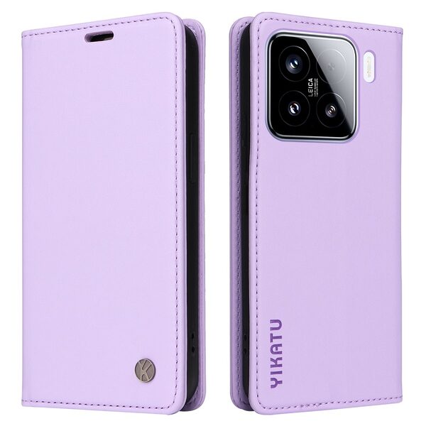 Θήκη Xiaomi 15 YIKATU Folio Series v5 με βάση στήριξης