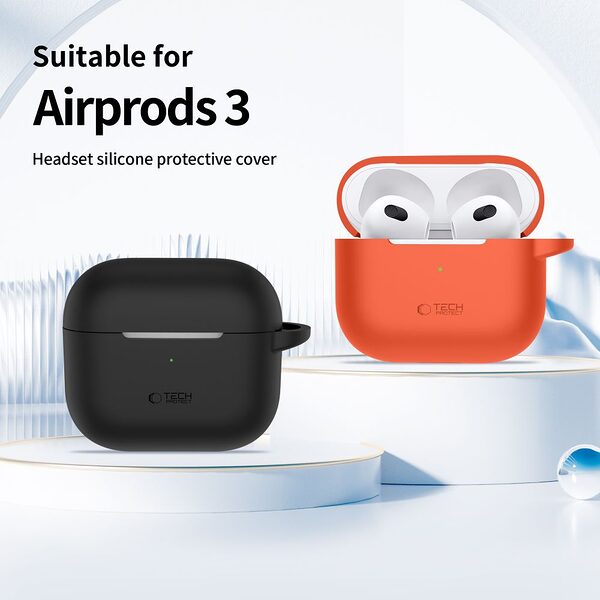 tech protect silicone hook case airpods 3 pink 39324 3