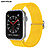 Λουράκι Sport Band Sonique Elastic Nylon Loop για Apple Watch (42/44/45/49mm) - κίτρινο